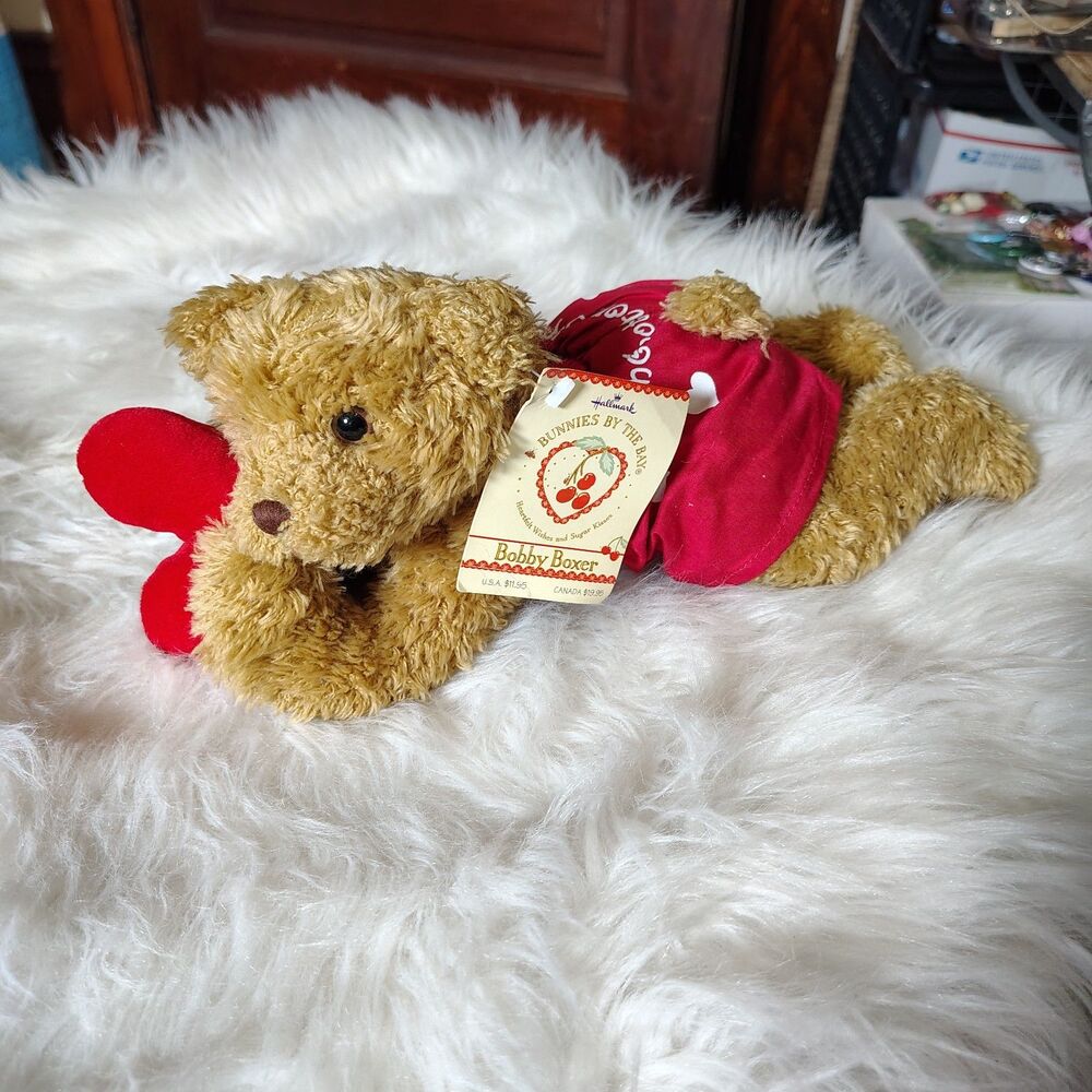 Bunnies By the Bay VTG Love Bear Plush 2002
